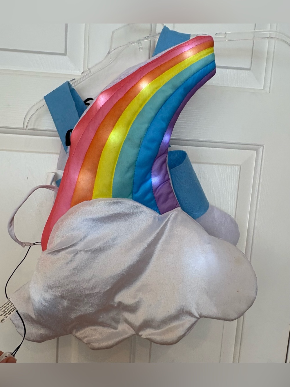 Hyde And Eek Boutique Light Up & Sound Rainbow Costume Size 4-5T Halloween